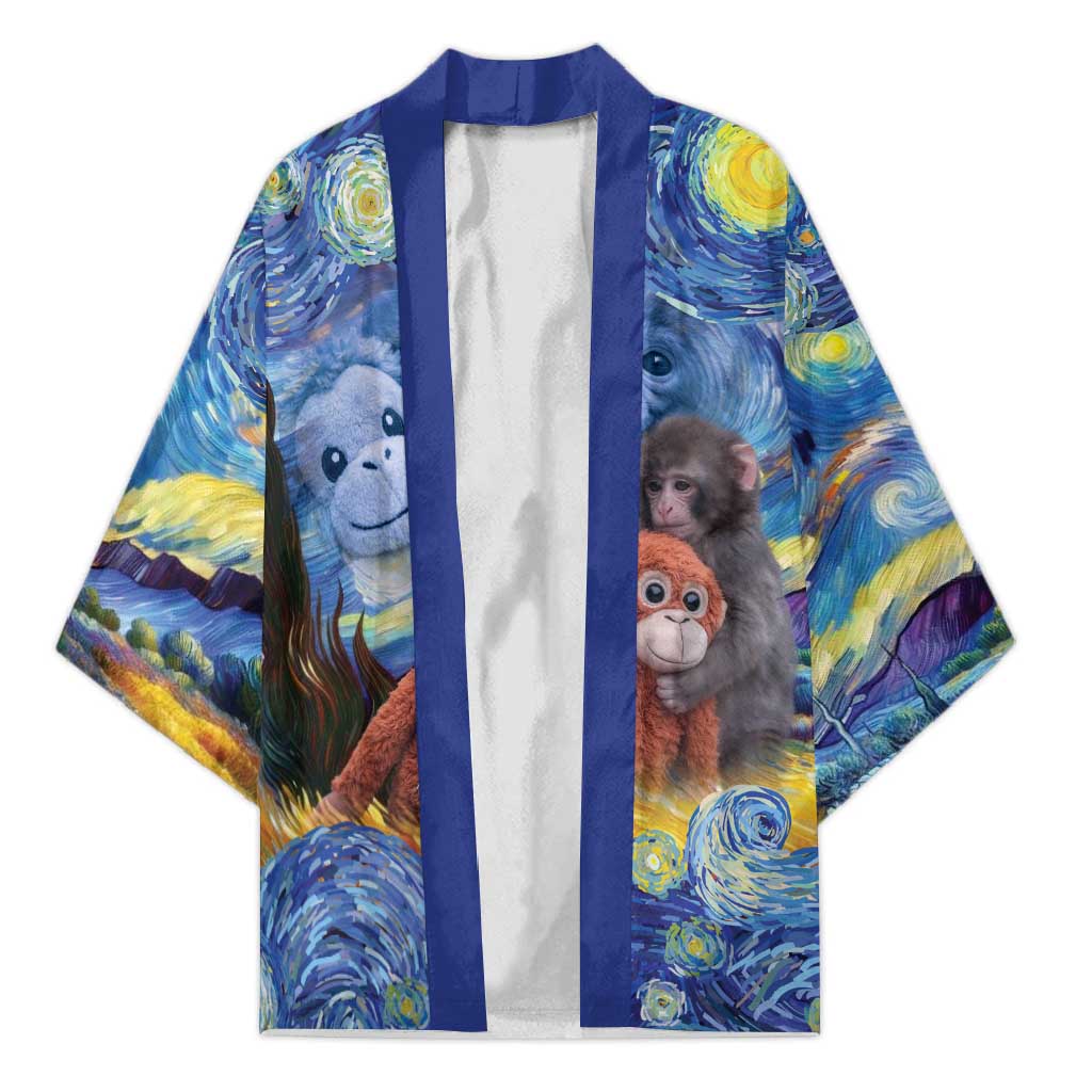 Baby Monkey Punch Personalized Kimono Starry Night Inspired