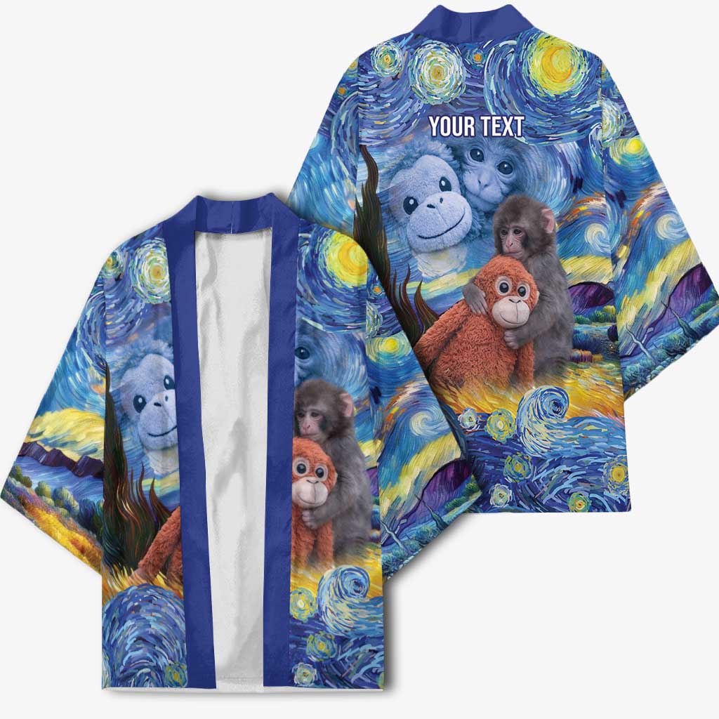 Baby Monkey Punch Personalized Kimono Starry Night Inspired