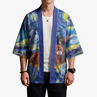 Baby Monkey Punch Personalized Kimono Starry Night Inspired