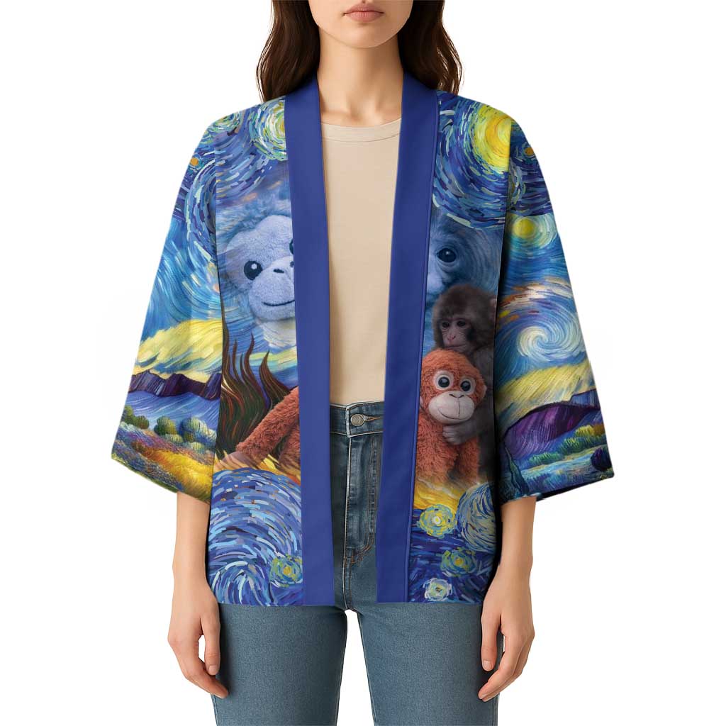 Baby Monkey Punch Personalized Kimono Starry Night Inspired