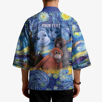 Baby Monkey Punch Personalized Kimono Starry Night Inspired