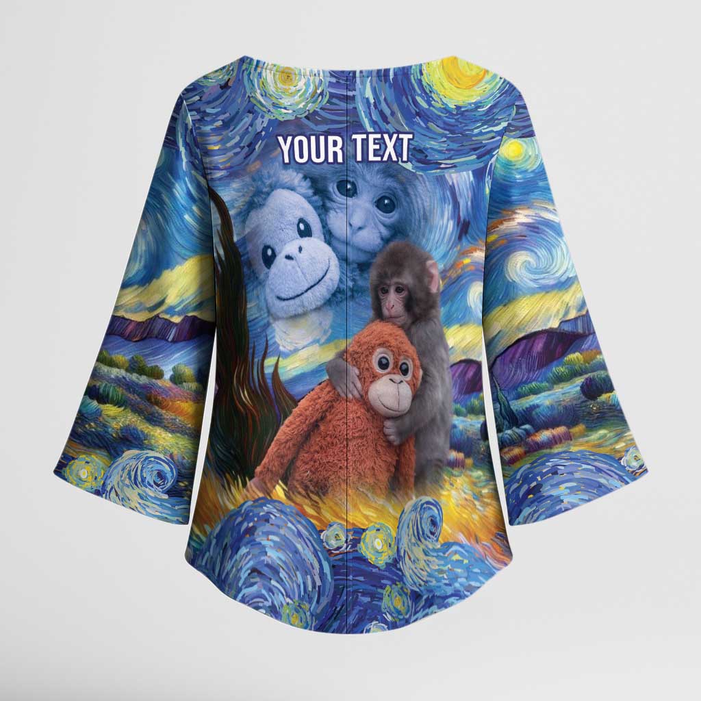 Baby Monkey Punch Personalized Kimono Sleeve Blouse Starry Night Inspired