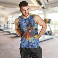 Baby Monkey Punch Personalized Men Tank Top Starry Night Inspired
