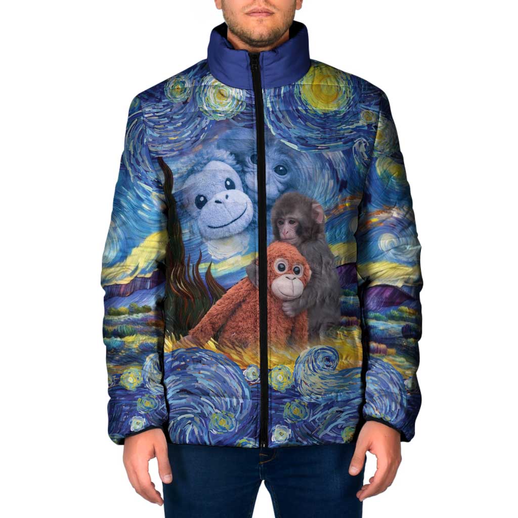 Baby Monkey Punch Personalized Padded Jacket Starry Night Inspired