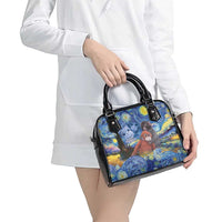 Baby Monkey Punch Personalized Shoulder Handbag Starry Night Inspired