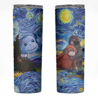 Baby Monkey Punch Personalized Skinny Tumbler Starry Night Inspired