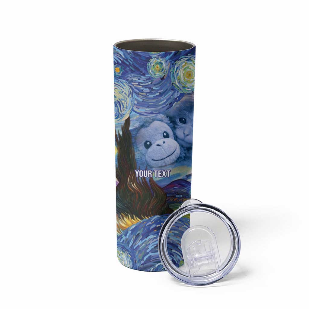 Baby Monkey Punch Personalized Skinny Tumbler Starry Night Inspired