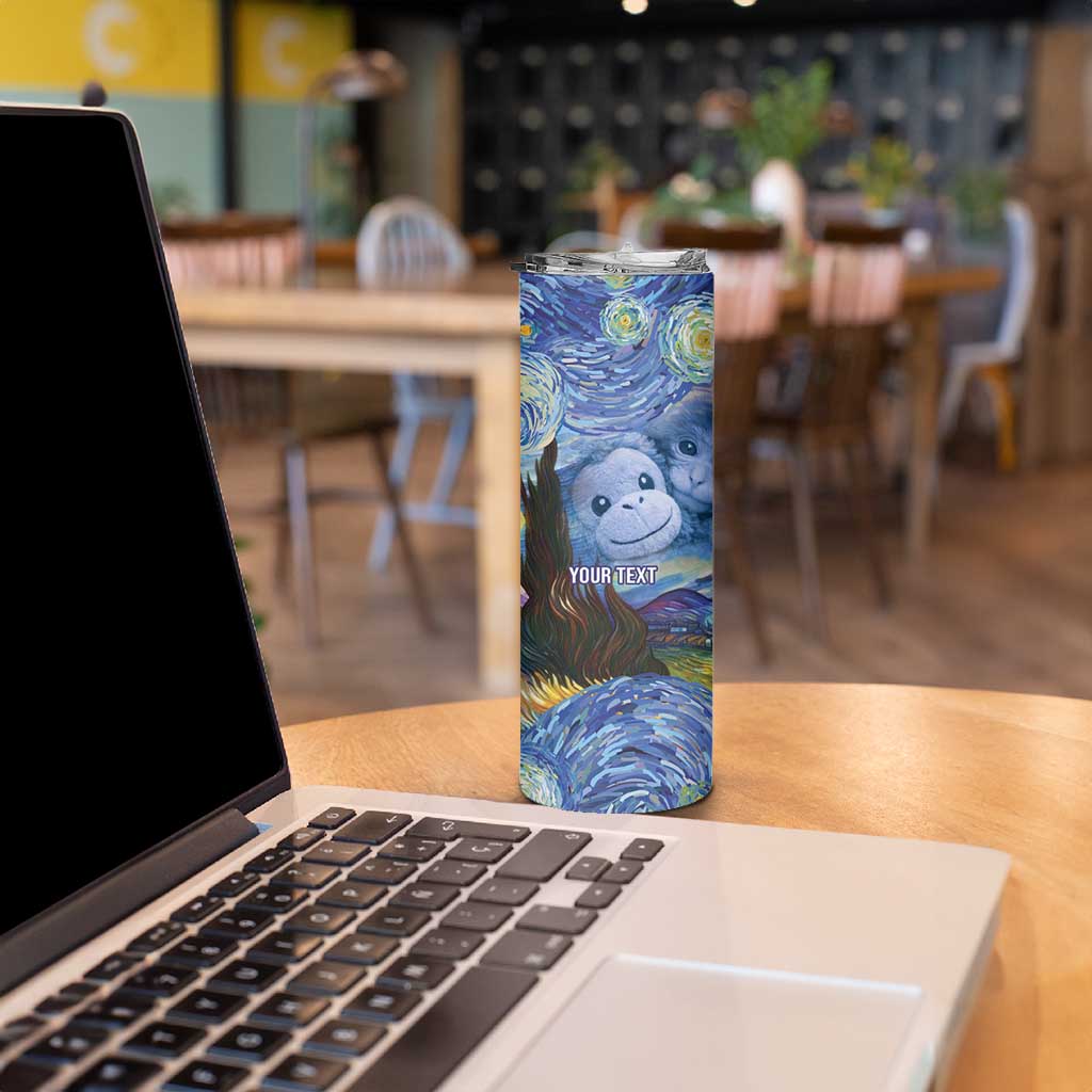 Baby Monkey Punch Personalized Skinny Tumbler Starry Night Inspired