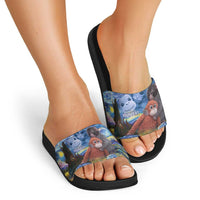 Baby Monkey Punch Personalized Slide Sandals Starry Night Inspired