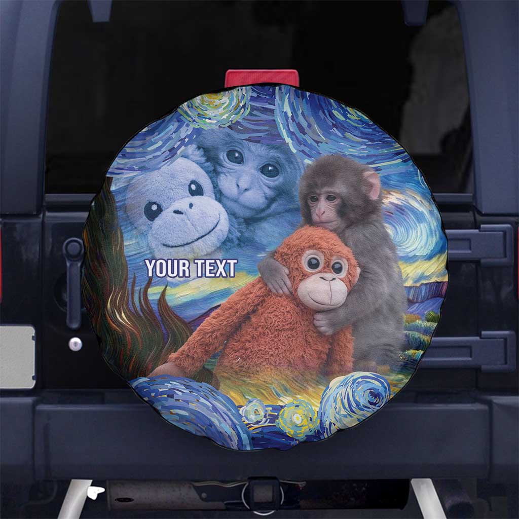 Baby Monkey Punch Personalized Spare Tire Cover Starry Night Inspired
