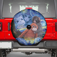 Baby Monkey Punch Personalized Spare Tire Cover Starry Night Inspired
