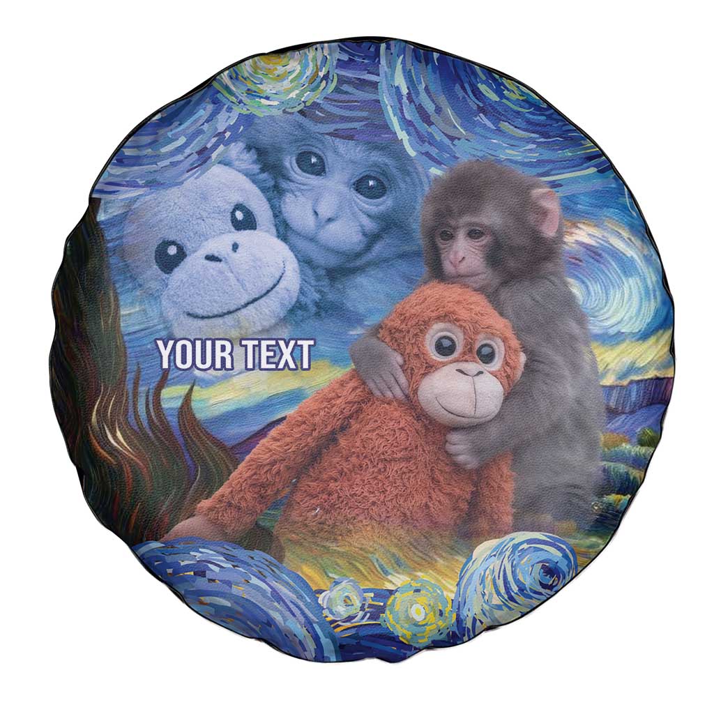 Baby Monkey Punch Personalized Spare Tire Cover Starry Night Inspired