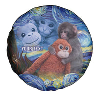 Baby Monkey Punch Personalized Spare Tire Cover Starry Night Inspired