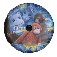 Baby Monkey Punch Personalized Spare Tire Cover Starry Night Inspired