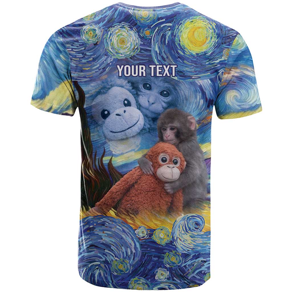 Baby Monkey Punch Personalized T Shirt Starry Night Inspired