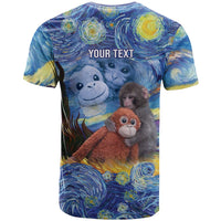 Baby Monkey Punch Personalized T Shirt Starry Night Inspired