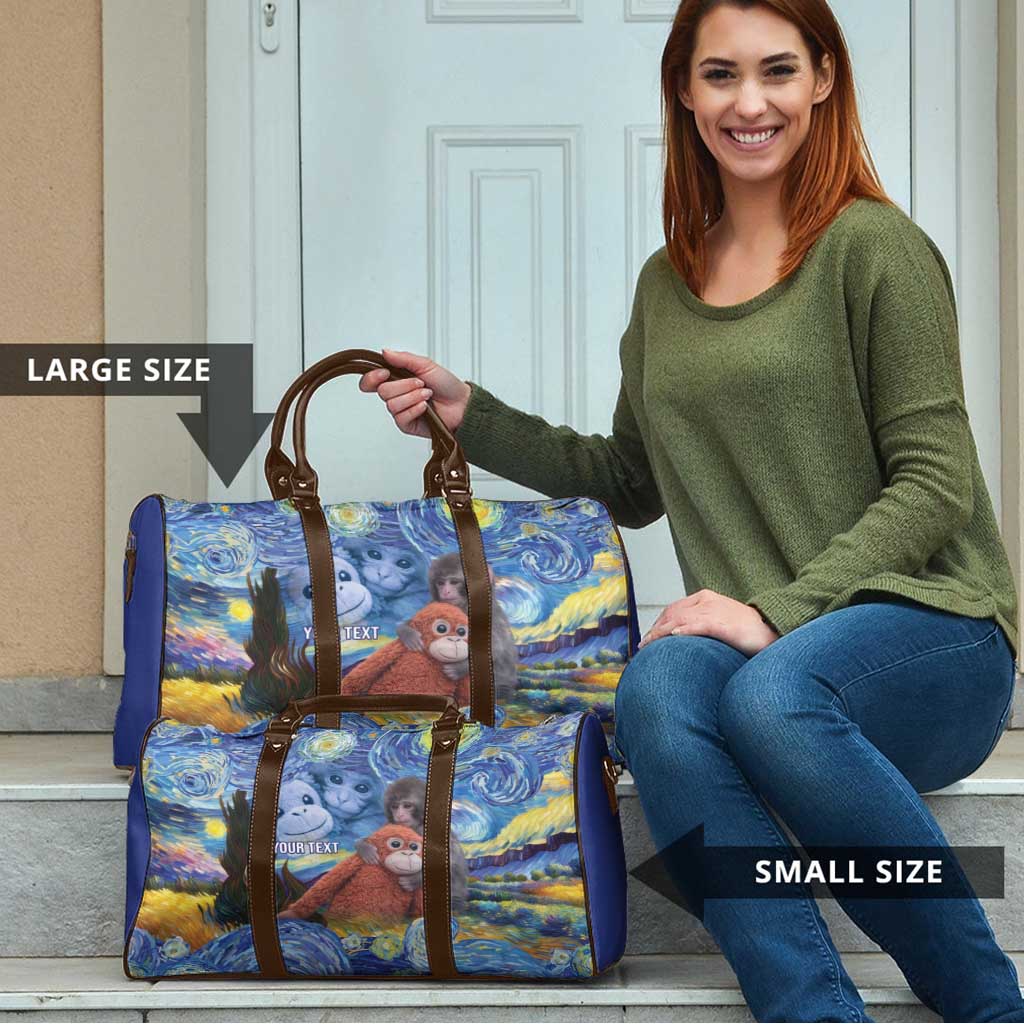 Baby Monkey Punch Personalized Travel Bag Starry Night Inspired
