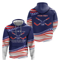 My Gold Medal Winning Hockey Team Personalized Hoodie Blue Style