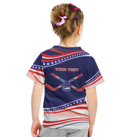 My Gold Medal Winning Hockey Team Personalized Kid T Shirt Blue Style