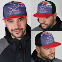My Gold Medal Winning Hockey Team Mesh Trucker Cap Blue Style