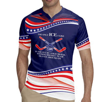 My Gold Medal Winning Hockey Team Personalized Rugby Jersey Blue Style
