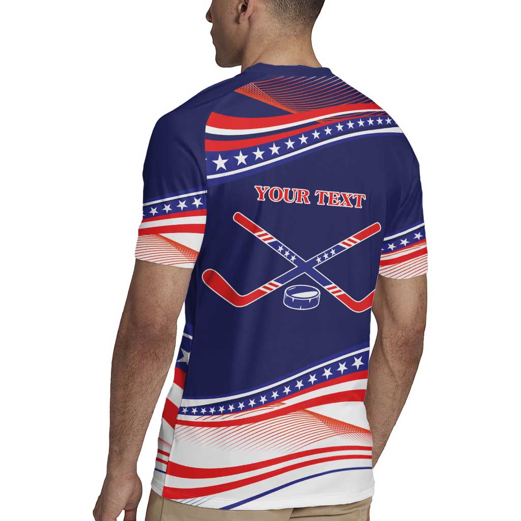 My Gold Medal Winning Hockey Team Personalized Rugby Jersey Blue Style