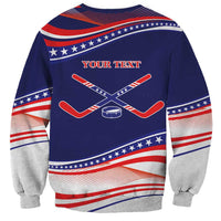 My Gold Medal Winning Hockey Team Personalized Sweatshirt Blue Style