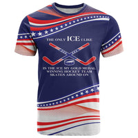 My Gold Medal Winning Hockey Team Personalized T Shirt Blue Style