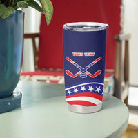 My Gold Medal Winning Hockey Team Personalized Tumbler Cup Blue Style