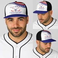 My Gold Medal Winning Hockey Team Baseball Net Cap White Style