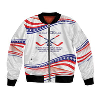 My Gold Medal Winning Hockey Team Personalized Bomber Jacket White Style