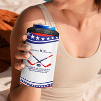 My Gold Medal Winning Hockey Team Personalized 4 in 1 Can Cooler Tumbler White Style