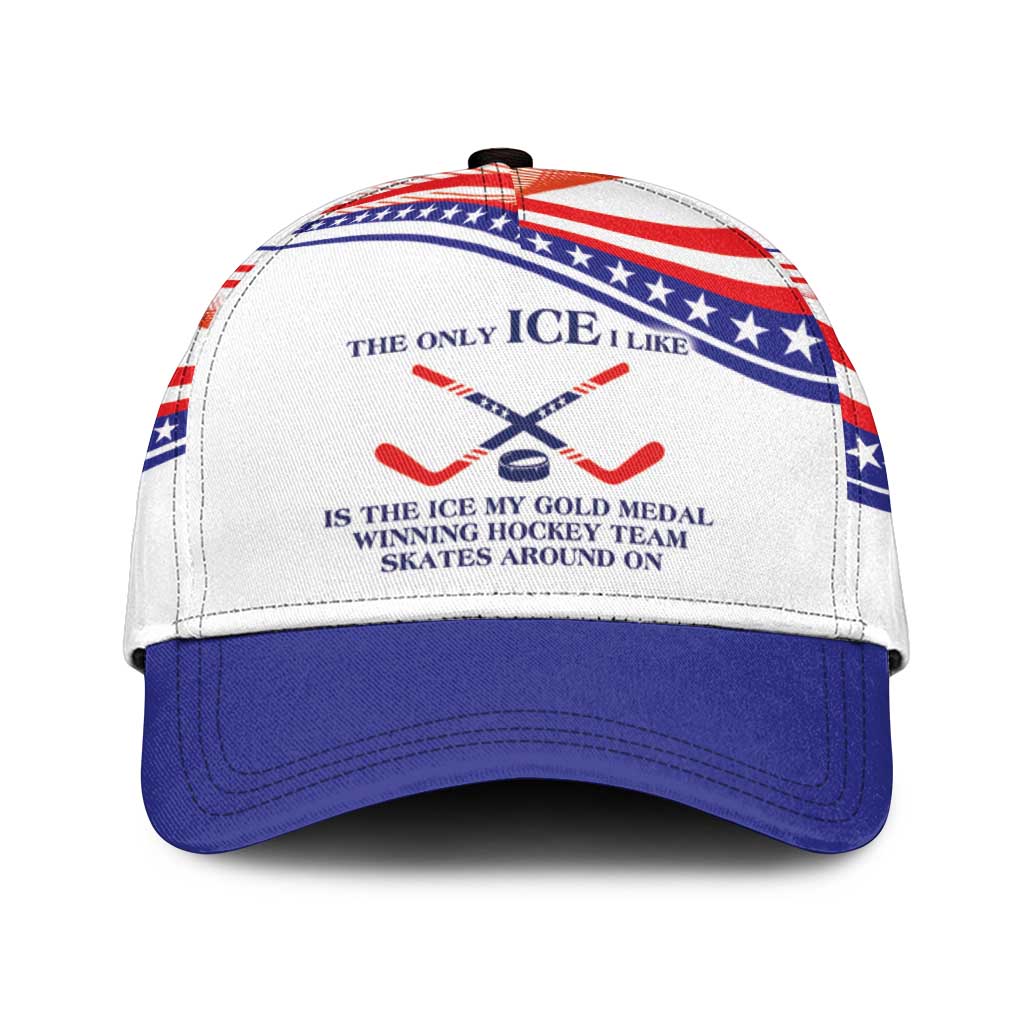 My Gold Medal Winning Hockey Team Classic Cap White Style