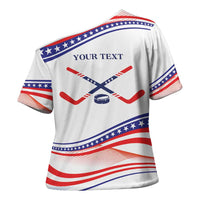My Gold Medal Winning Hockey Team Personalized Cross Shoulder Shirt White Style