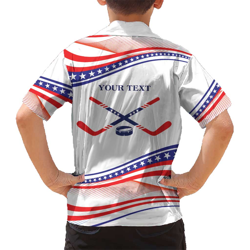 My Gold Medal Winning Hockey Team Personalized Hawaiian Shirt White Style