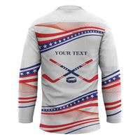 My Gold Medal Winning Hockey Team Personalized Hockey Jersey White Style