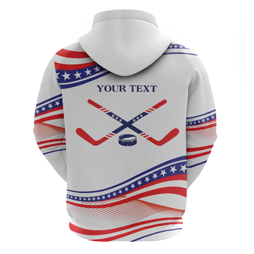 My Gold Medal Winning Hockey Team Personalized Hoodie White Style