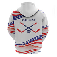 My Gold Medal Winning Hockey Team Personalized Hoodie White Style