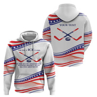 My Gold Medal Winning Hockey Team Personalized Hoodie White Style