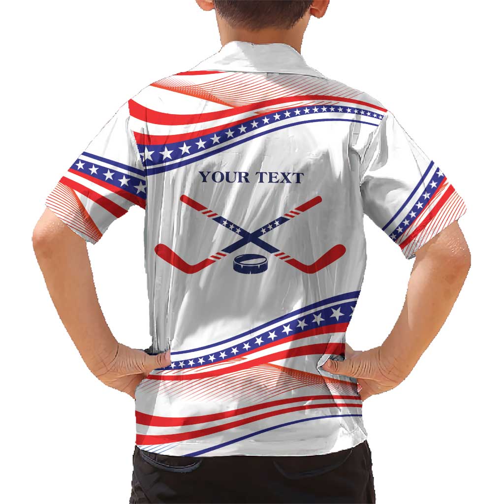 My Gold Medal Winning Hockey Team Personalized Kid Hawaiian Shirt White Style