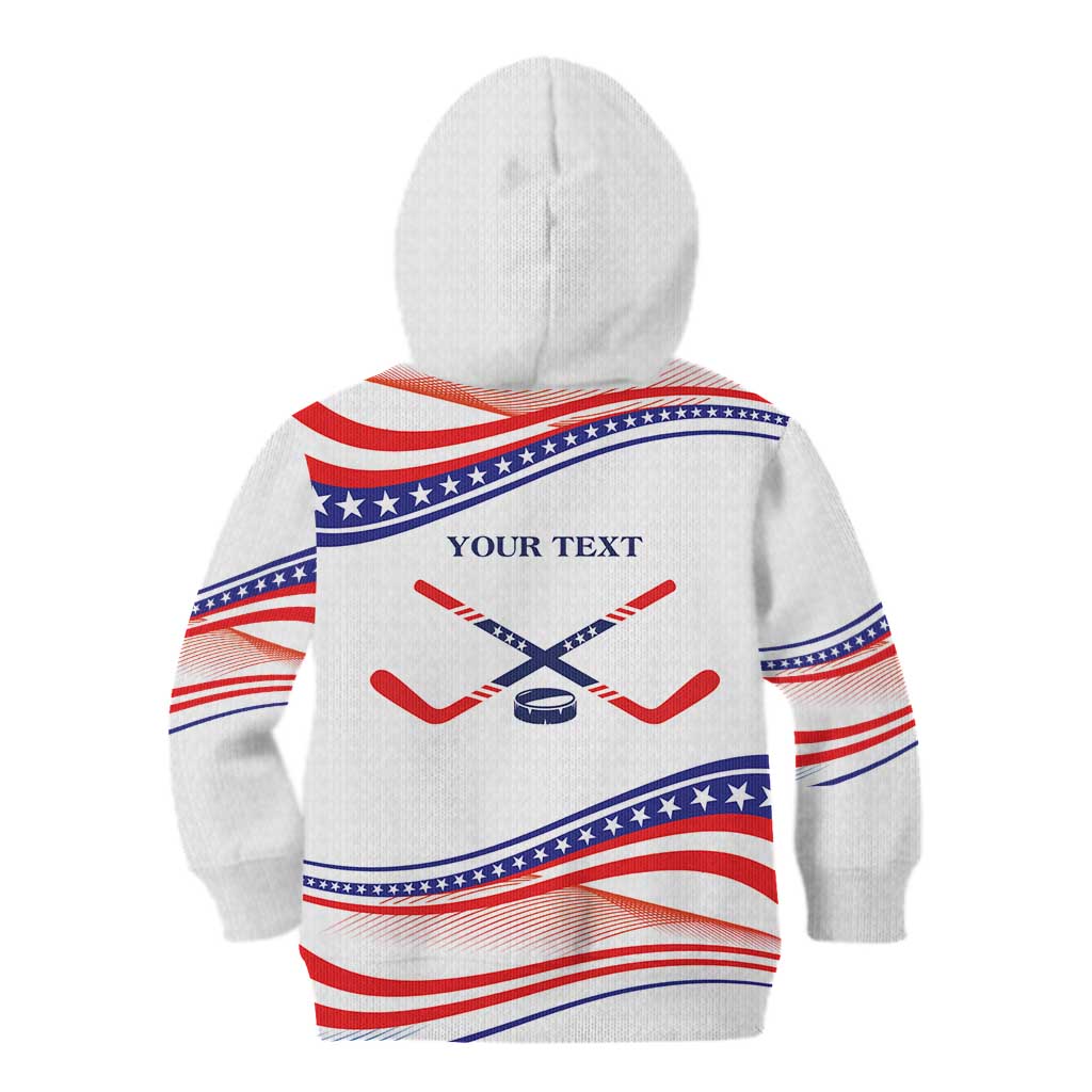 My Gold Medal Winning Hockey Team Personalized Kid Hoodie White Style