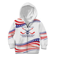 My Gold Medal Winning Hockey Team Personalized Kid Hoodie White Style