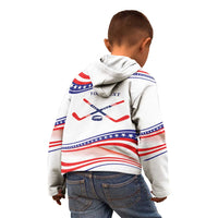 My Gold Medal Winning Hockey Team Personalized Kid Hoodie White Style