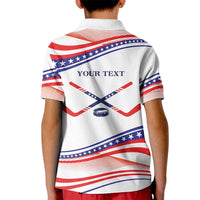 My Gold Medal Winning Hockey Team Personalized Kid Polo Shirt White Style