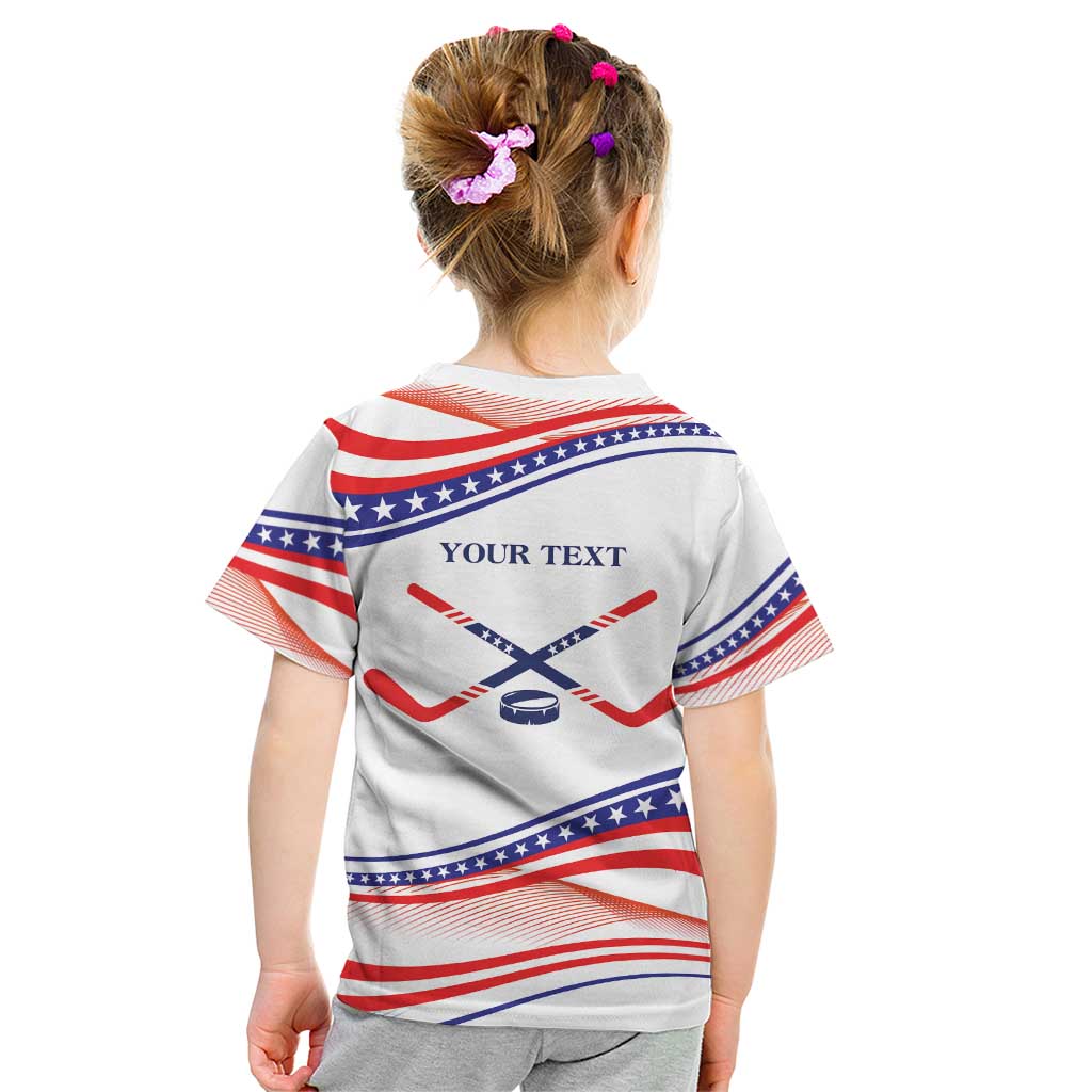 My Gold Medal Winning Hockey Team Personalized Kid T Shirt White Style
