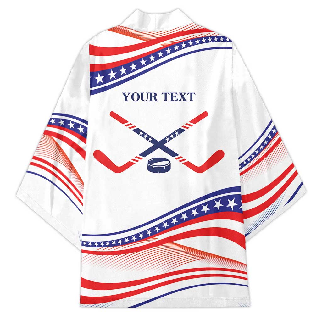 My Gold Medal Winning Hockey Team Personalized Kimono White Style