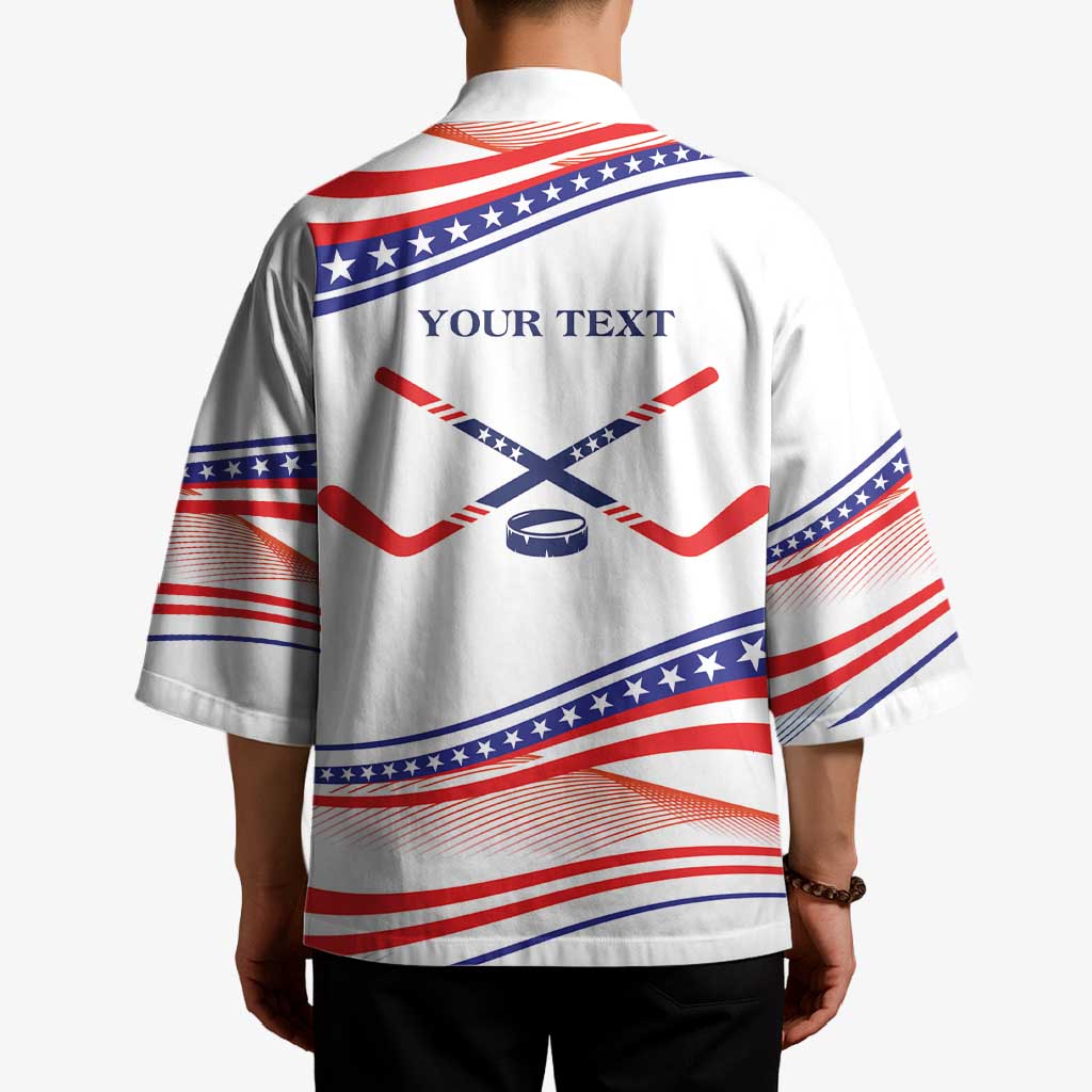 My Gold Medal Winning Hockey Team Personalized Kimono White Style