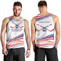 My Gold Medal Winning Hockey Team Personalized Men Tank Top White Style