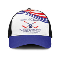 My Gold Medal Winning Hockey Team Mesh Trucker Cap White Style