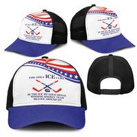 My Gold Medal Winning Hockey Team Mesh Trucker Cap White Style